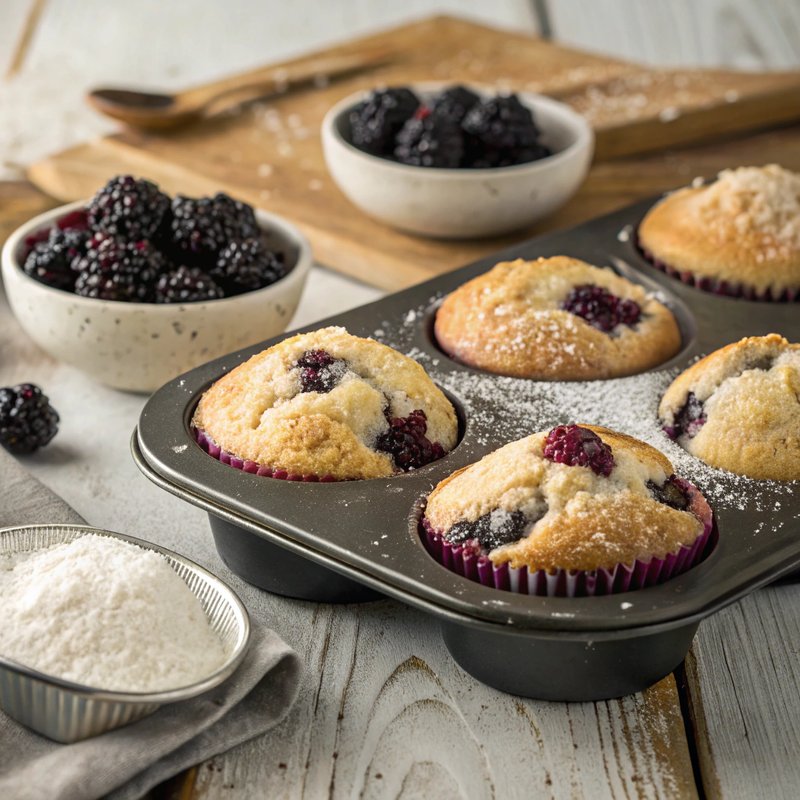 Delicious Blackberry Muffins