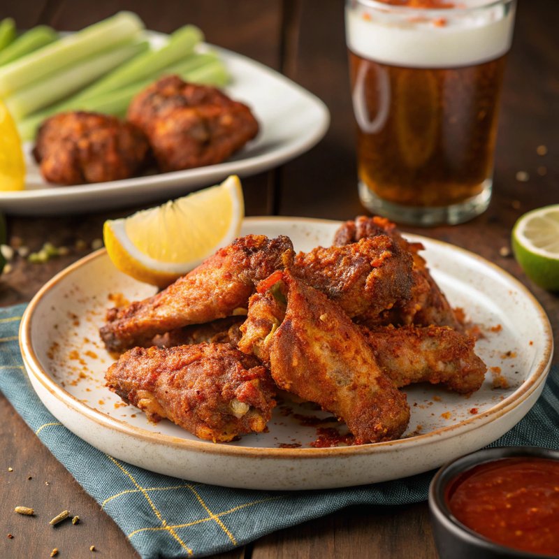 Spicy Baked Chicken Wings