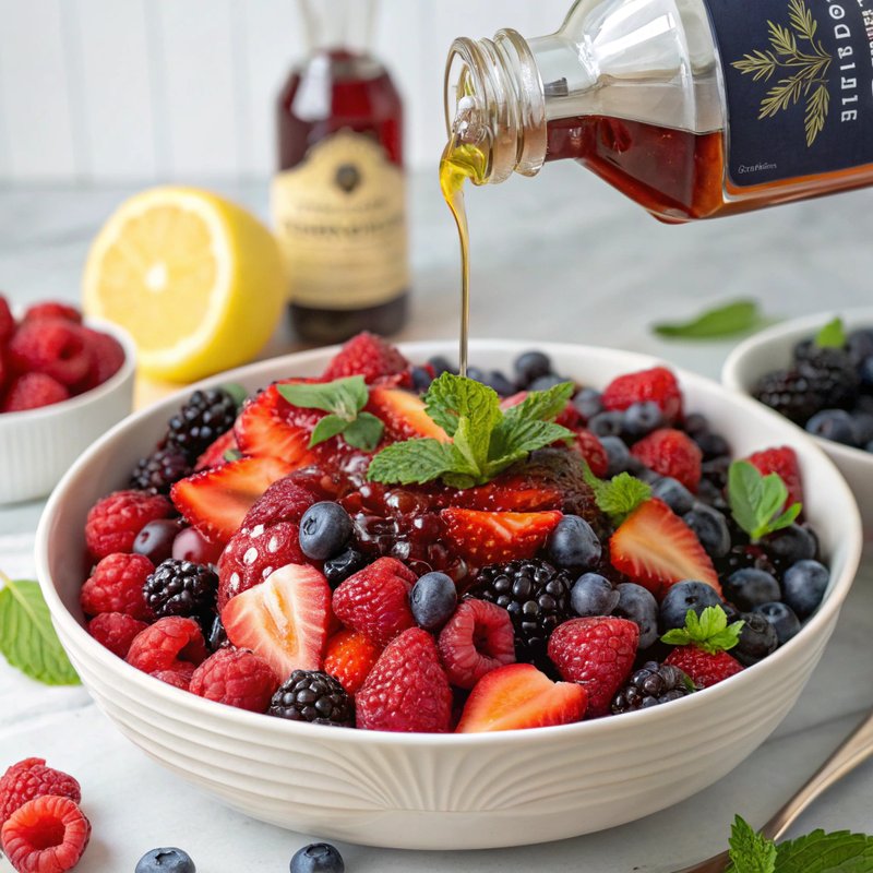 Canadian Maple Syrup and Berry Salad