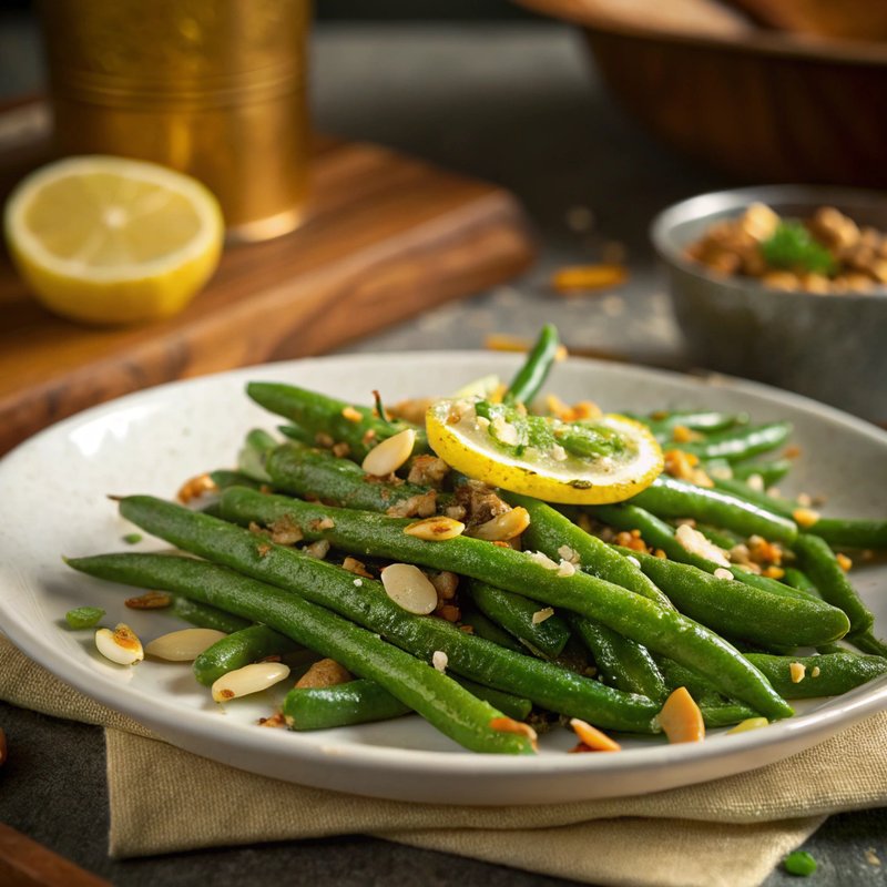 Sautéed Green Beans with Garlic and Lemon