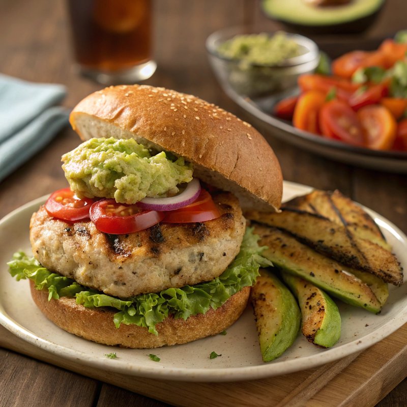 Turkey Avocado Burger