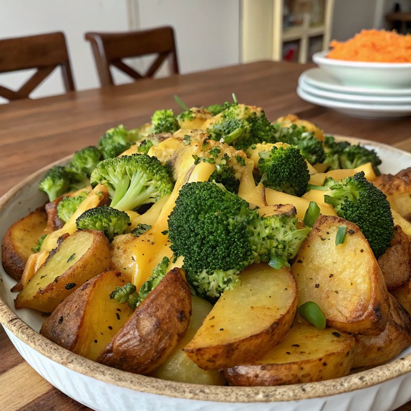 Country Potatoes with Broccoli and Cheese