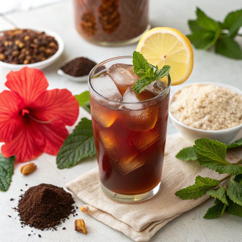 Herzliya Hibiscus Iced Coffee
