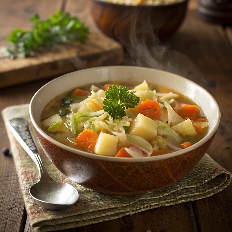 Hearty Cabbage and Potato Soup