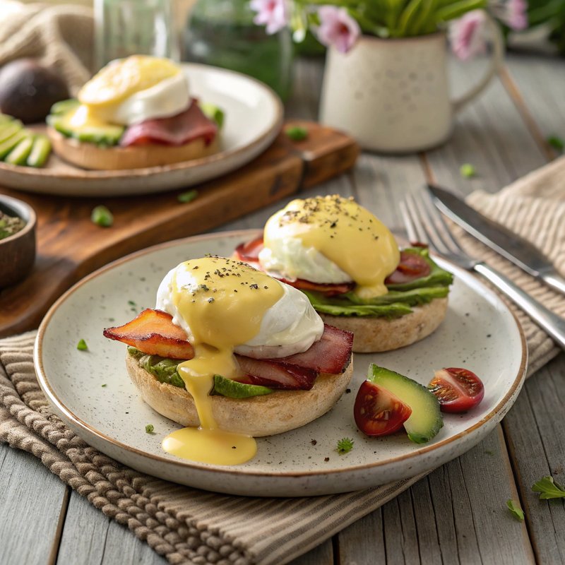 Avocado Eggs Benedict