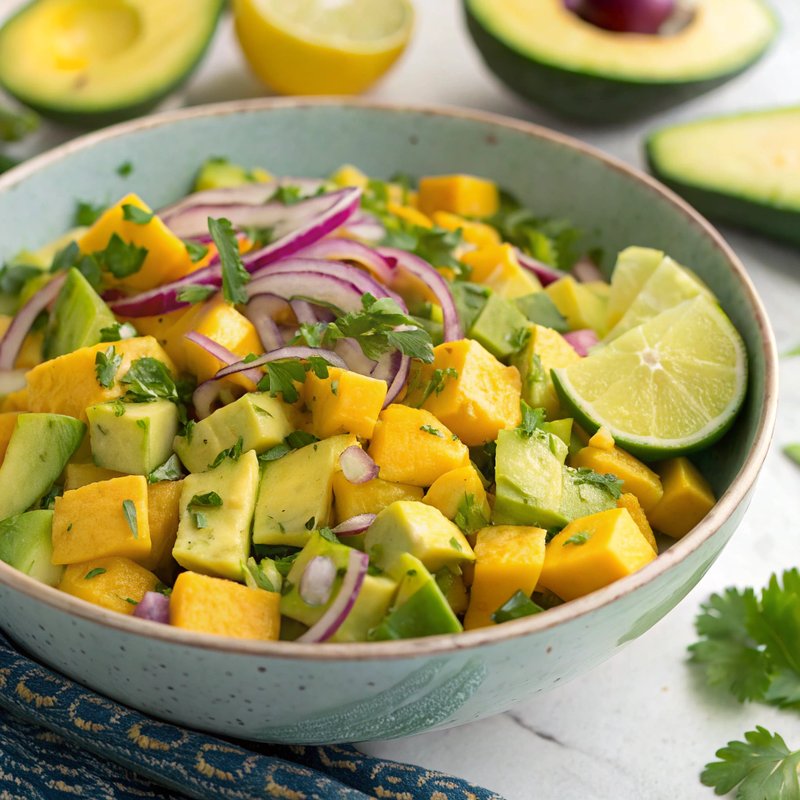 Tropical Mango and Avocado Salad