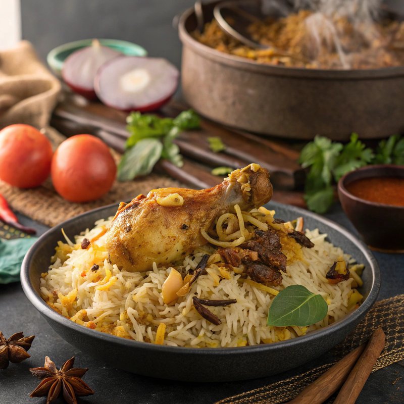 Hyderabadi Biryani with Basmati Rice