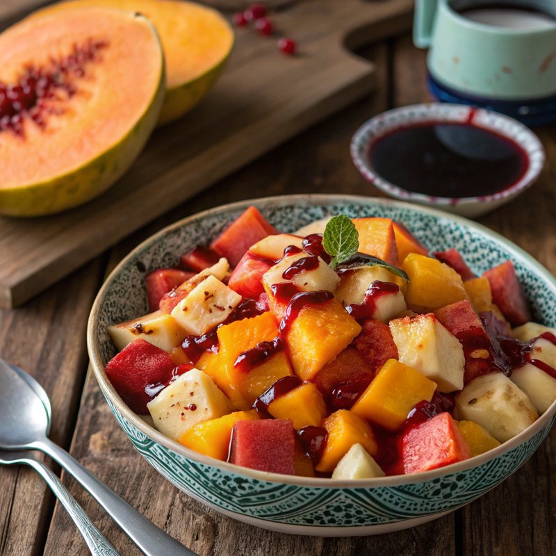 Senegalese Fruit Salad with Hibiscus