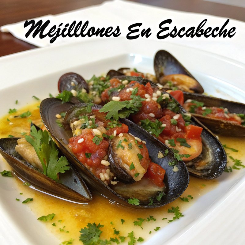 Mejillones en Escabeche (Marinated Mussels)