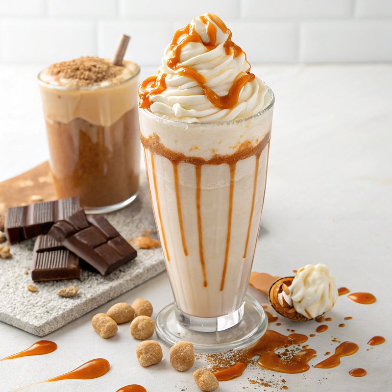 Decadent Caramel Milkshake
