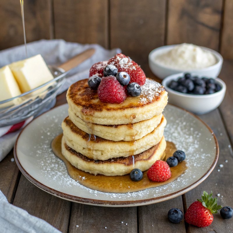 Keto Cream Cheese Pancakes
