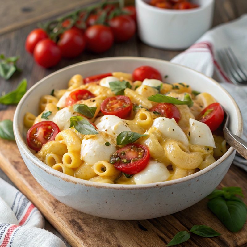 Caprese Mac and Cheese