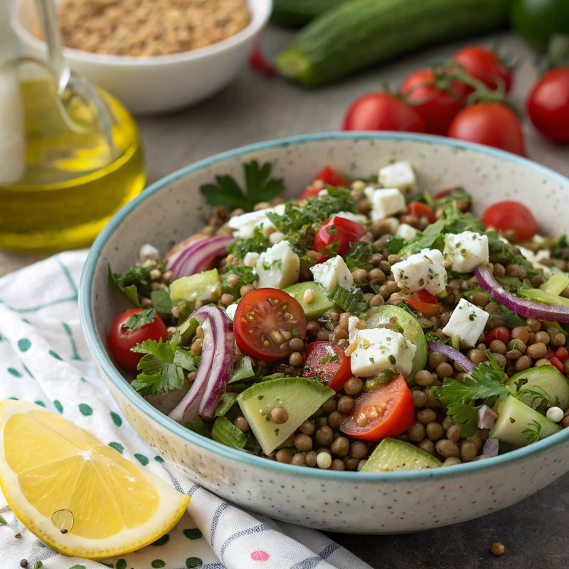 Mediterranean Lentil Salad