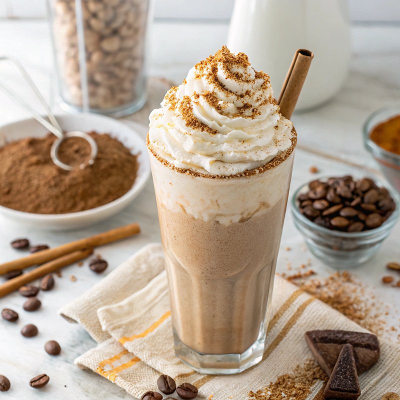 Indulgent Cinnamon Roll Coffee Protein Shake