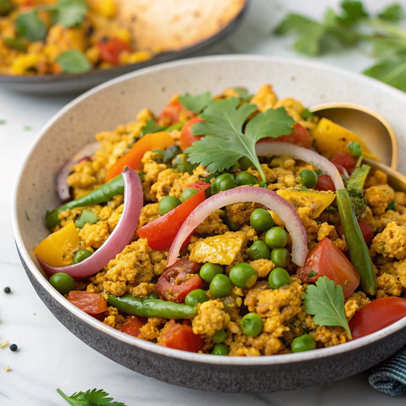 Indian Style Tofu Scramble