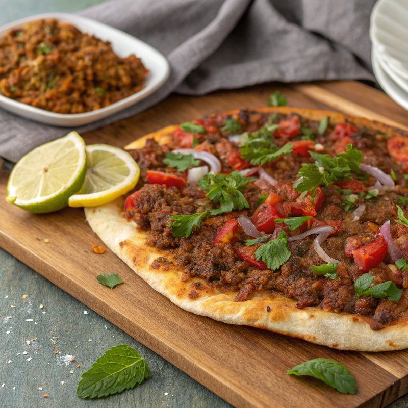 Lahmacun (Turkish Pizza)