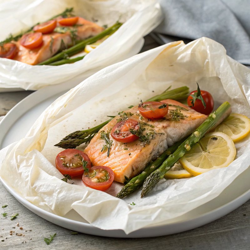 Salmon en Papillote