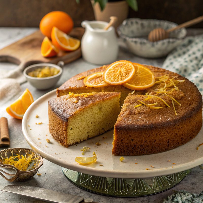 Sun-kissed Orange and Olive Oil Cake