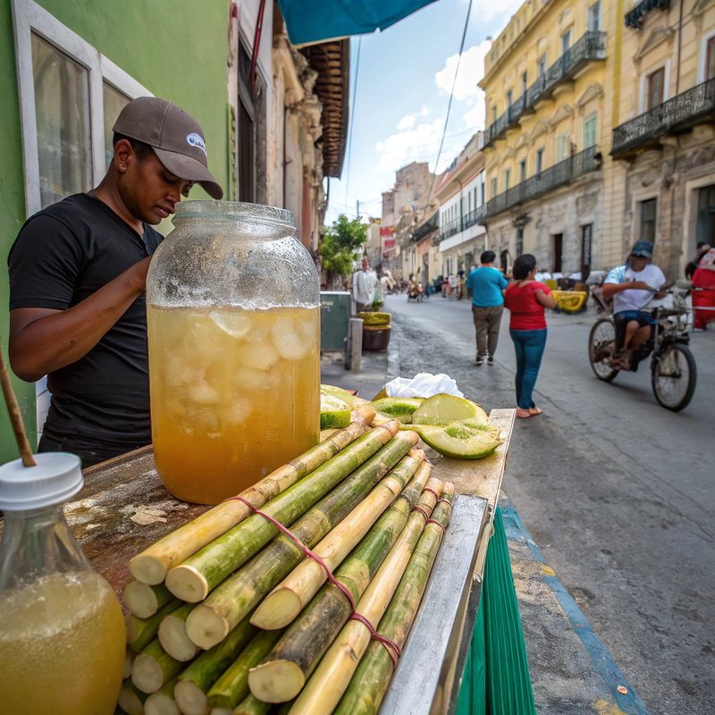 Guarapo - Refreshing Cuban Sugarcane Juice