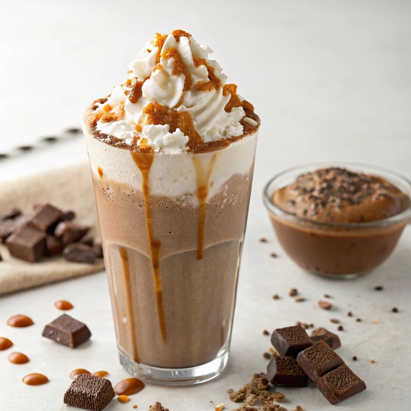 Decadent Caramel Mocha Protein Shake