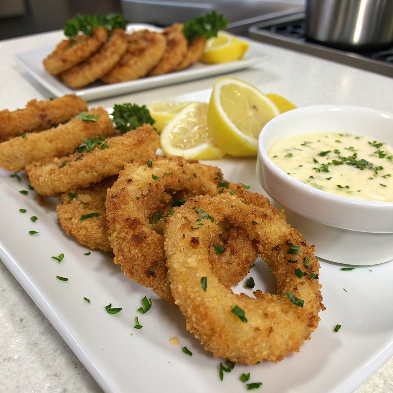 Crispy Calamari Steaks