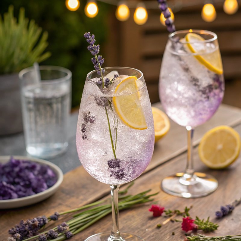 Lavender Gin and Tonic