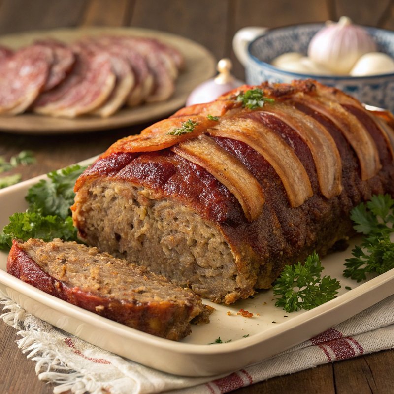 Bacon Wrapped Meatloaf