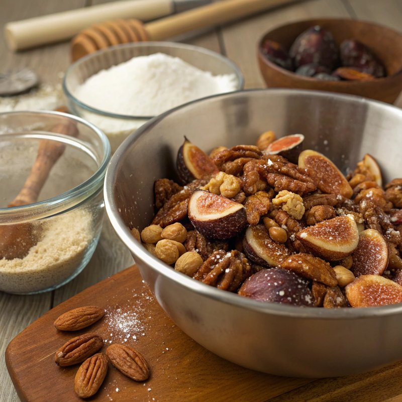 Fig and Honey Glazed Nuts