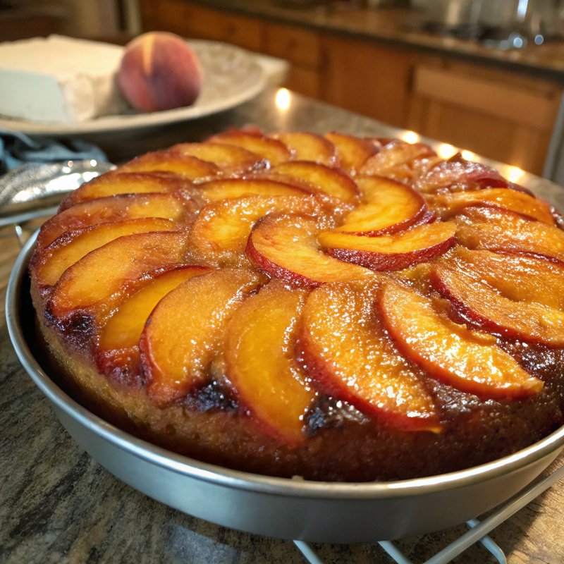 Peach Upside Down Cake