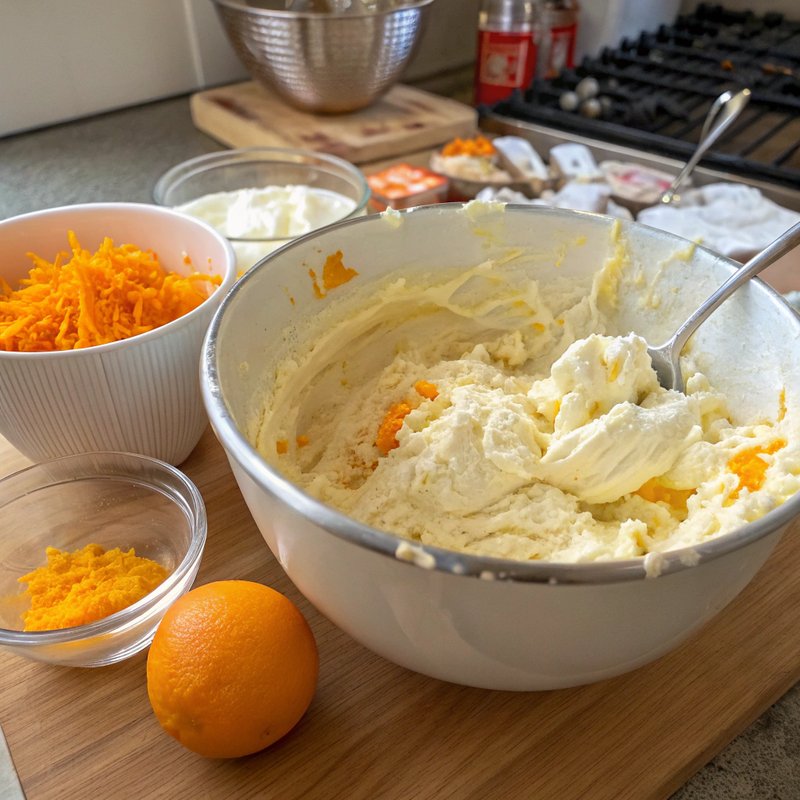 Orange Zest and Cream Cheese Frosting