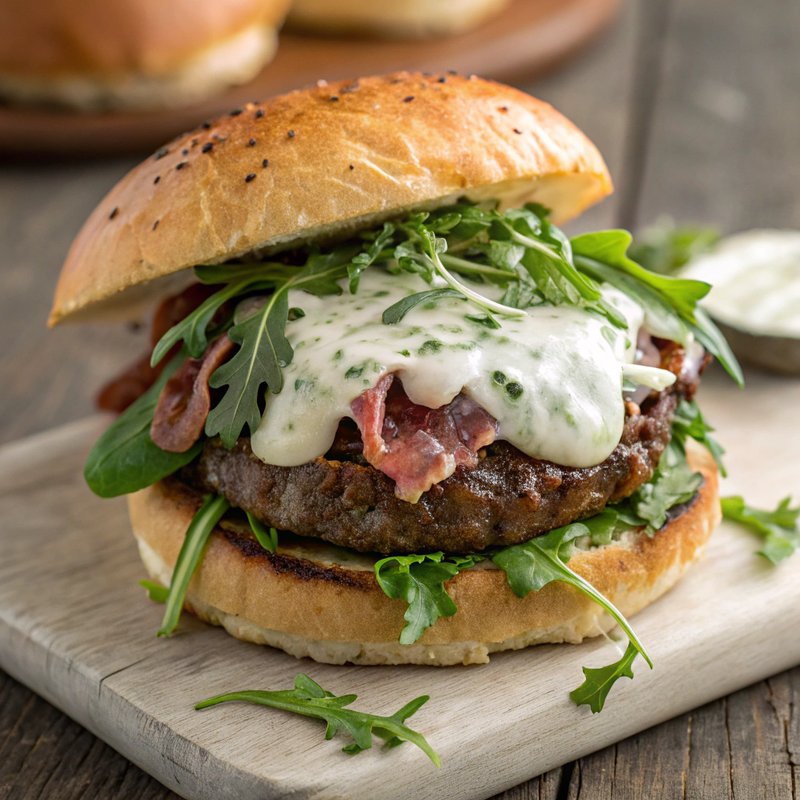 Prosciutto Arugula Burger