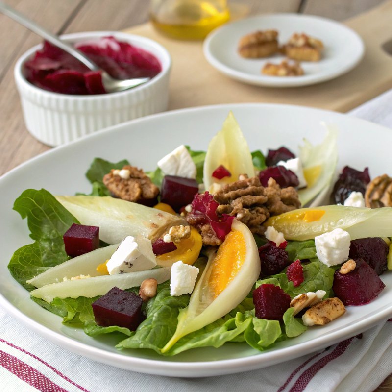 Endive and Beet Salad with Honey-Balsamic Dressing