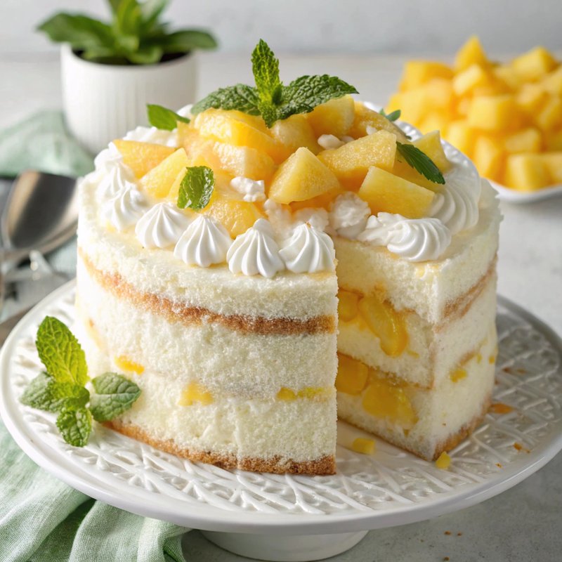 Pineapple Angel Food Cake