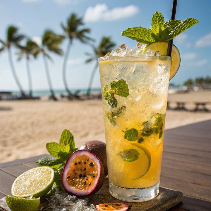 Passionfruit Gin and Tonic