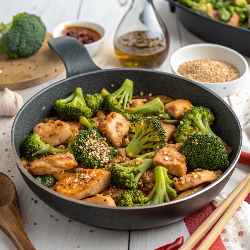 Keto Chicken and Broccoli Stir Fry