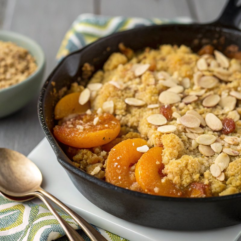Curried Apricot Crumble