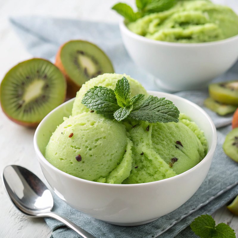 Vibrant Kiwi Sorbet