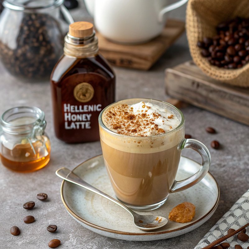 Hellenic Honey Latte