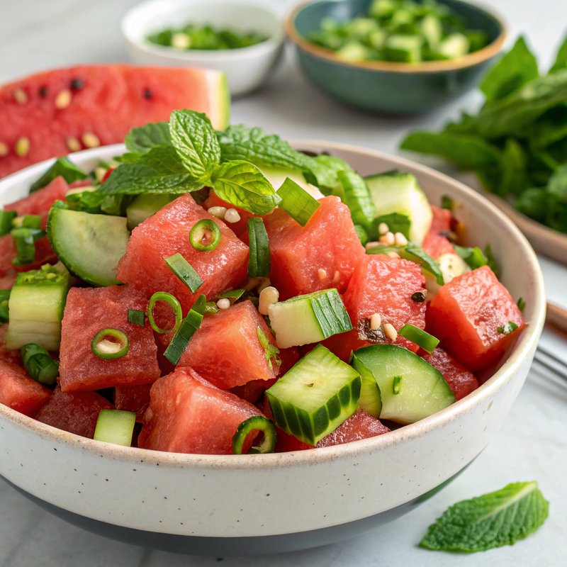 Korean Watermelon Salad