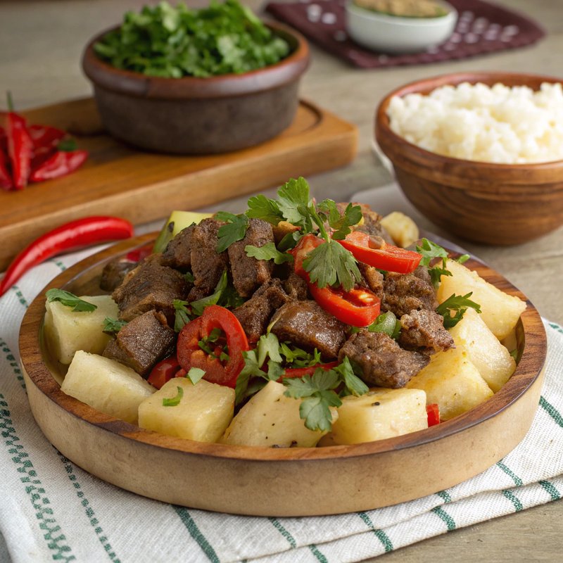 Carne de Sol Com Mandioca