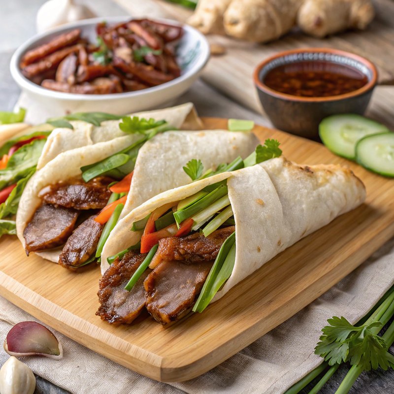 Cantonese Roast Duck Wraps