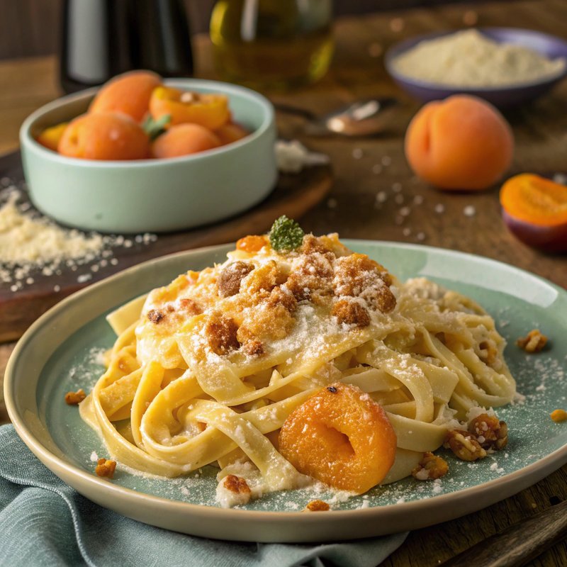 Apricot Crumble Alfredo