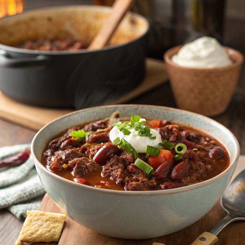 Hearty Homestyle Beef Chili