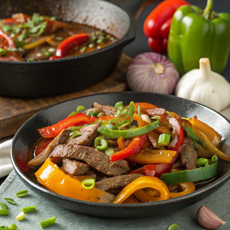 Bell Pepper and Steak Stir Fry