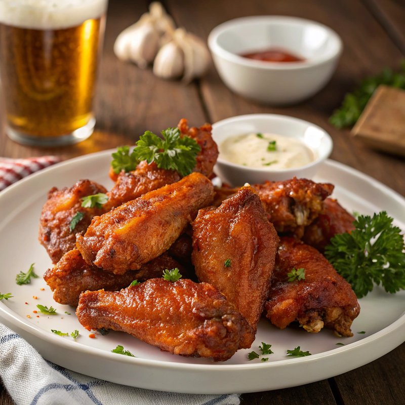 Spicy Baked Chicken Wings