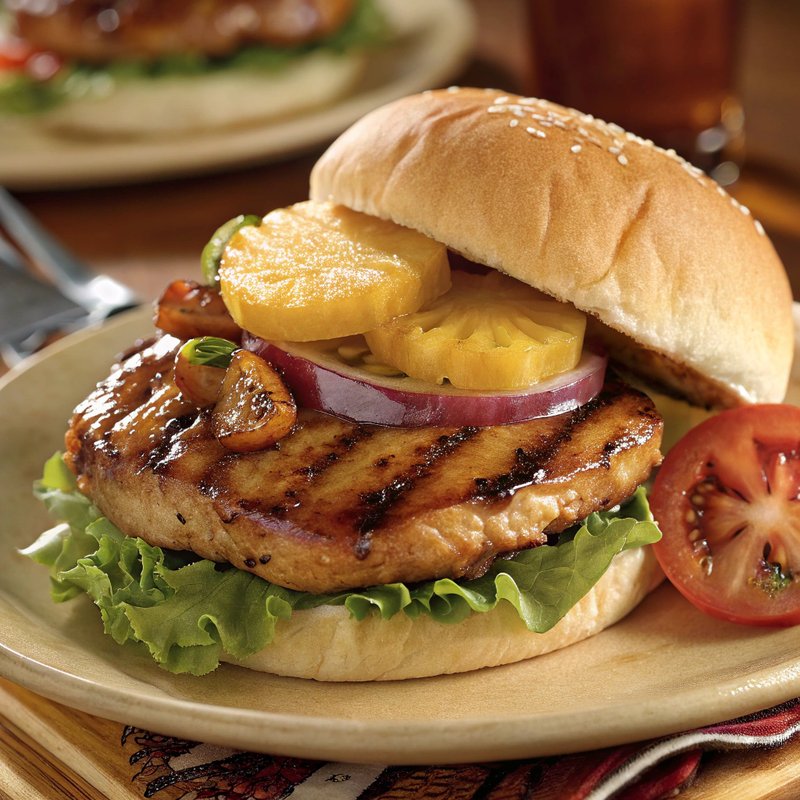 Tropical Teriyaki Chicken Sandwich