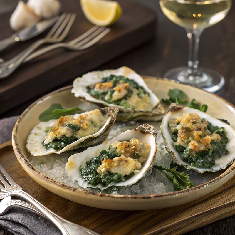 Pacific Oyster Rockefeller