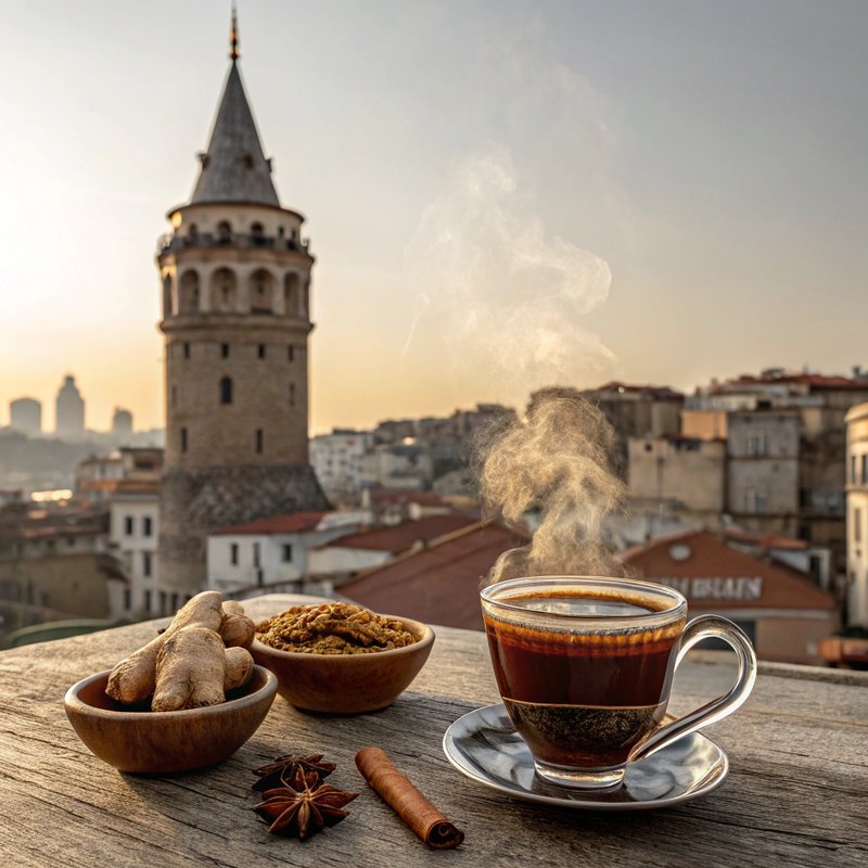 Galata Tower Ginger Coffee