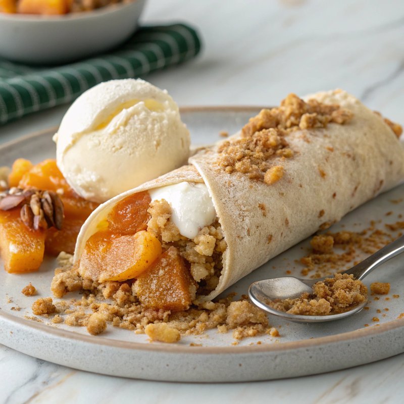 Apricot Crumble Burrito