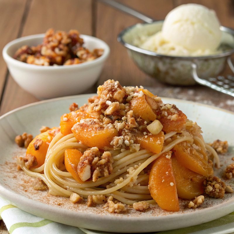 Apricot Crumble Spaghetti